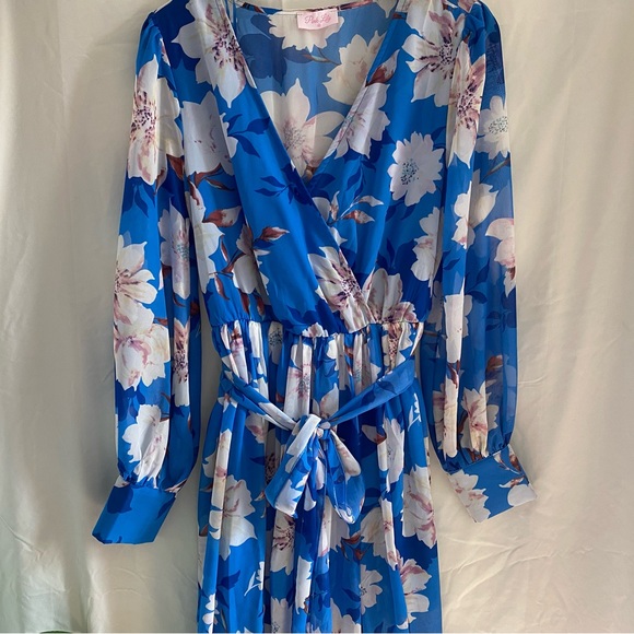 NWOT Pink Lily My Dearest Darling Floral Maxi Dress - Picture 14 of 15